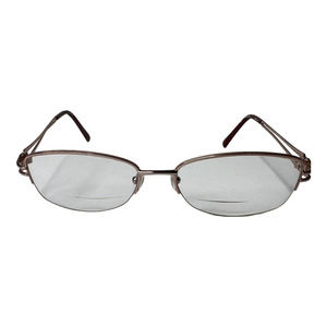 WITTNAUER “IRIDESSA” Eyeglasses Champagne Frame Half Rimless 54-17 135 H3793‎